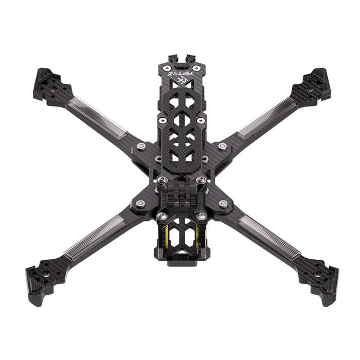 Black - FlyfishRC FIFTY5 255mm Wheelbase 5.5 Inch T700 Carbon Fiber Frame Kit Support DJI O4 Air Uni