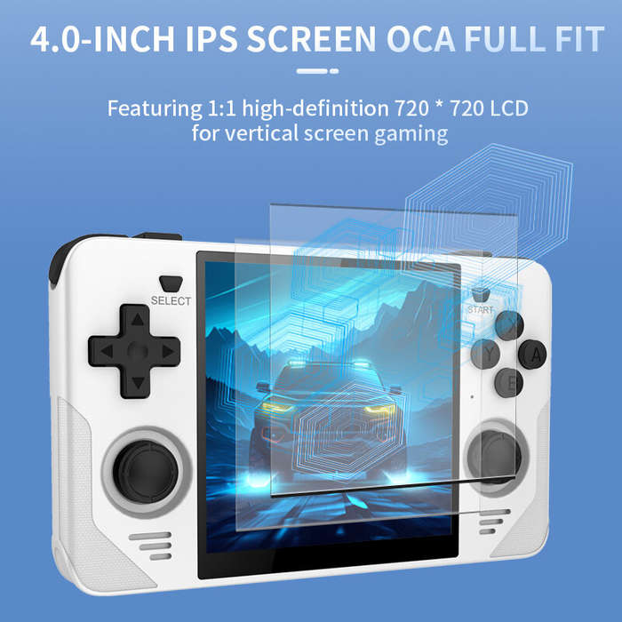 POWKIDDY RGB30 Retro Handheld Game Console Pocket 16G+128G 720*720 4 Inch IPS Screen Built-in WIFI R
