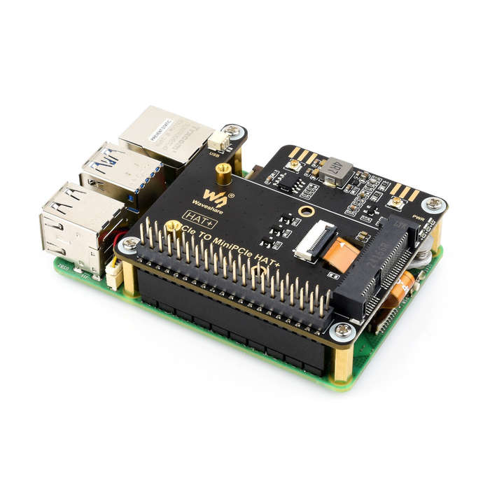 Board Only - PCIe TO MiniPCIe Adapter For Raspberry Pi 5 Compatible With MiniPCIe Wireless NIC Suppo