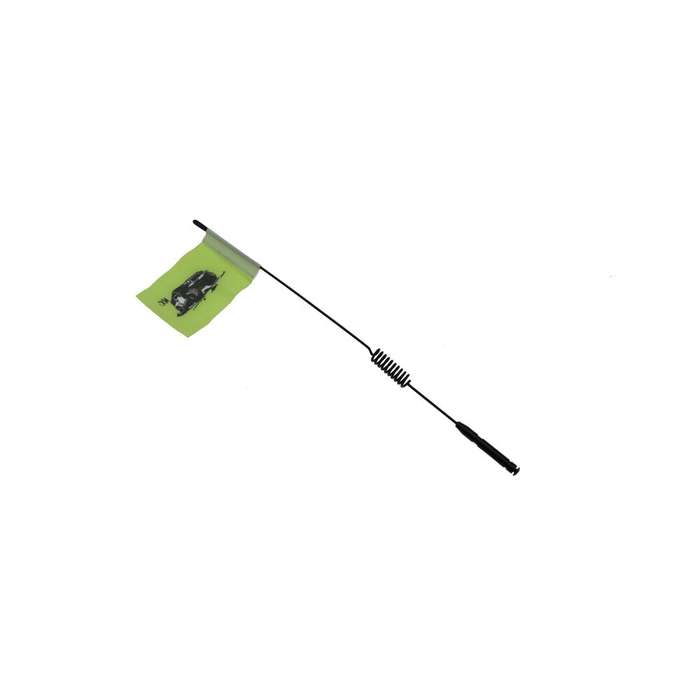 01 - RC Car Metal Decoration Green RC Signal Flag for TRX4 SCX10 90046 Vehicle Models Parts