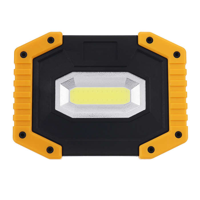 Round Shape - 30W USB LED COB Light Outdoor 3 Modes Work Light Camping Emergency Lantern Flashlight