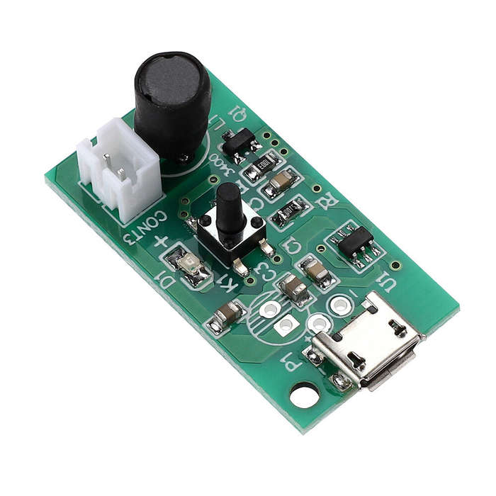 USB Mini Humidifier DIY Kits Mist Maker and Driver Circuit Board Double Spray Head Heavy Fog Experim