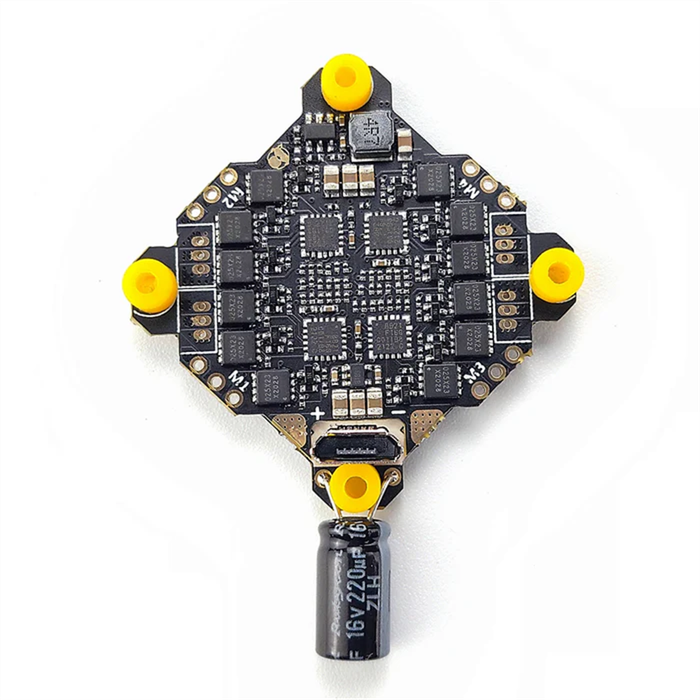 F411 15A AIO - 25.5x25.5mm DarwinFPV FoldApe4 ELRS3.0 F411 Bluejay MPU6500 AIO F4 Flight Controller