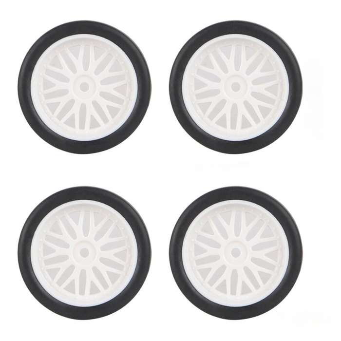 Black - 4PCS LDRC 1801 1802 1803 A86 A86P 1/18 RC Car Drift Tires Wheels Rims Vehicles Models Spare