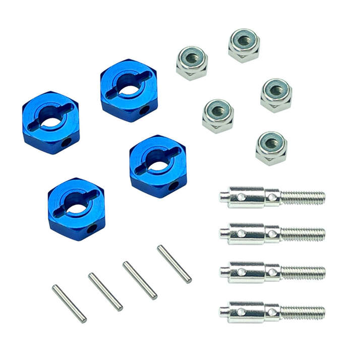 001 - LDR/C LDP06 1/12 Unimog 435 RC Car Upgraded Metal Hex Adapter 12mm LP0008 Vehicles Models Spar