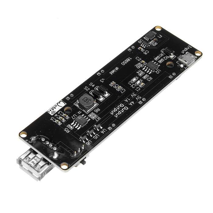 Geekcreit ESP32 ESP32S 18650 Battery Charge Shield V3 Micro USB Type-A USB 0.5A Test Charging Protec