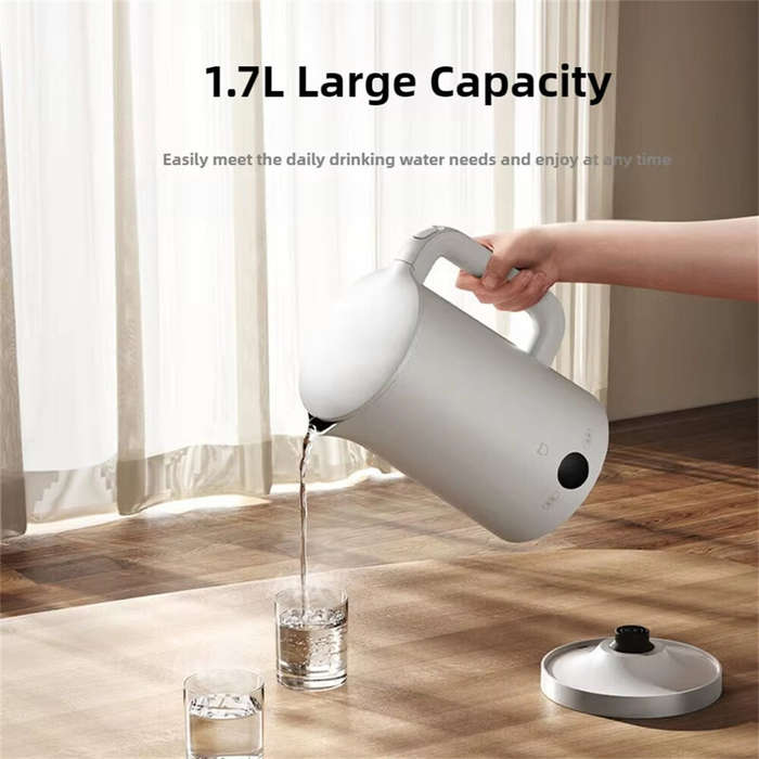 White - XIAOMI Mijia 1800W Constant Temperature Electric Kettle 3 Fast Boil BPA-Free Hot Water Boile