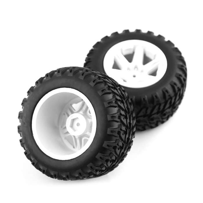 White A - 4pcs Remote Control Car Tire Connector 12mm Suitable For MJX HBX wltoys 1/12 1/14 1/16 RC