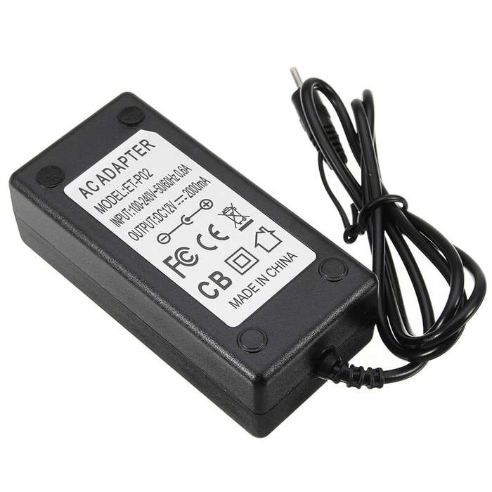 Black - Eachine EV800 EV800D EV800DM DC 12V 2A Charger AC Adatper US Plug DC 2.5mm*1.0mm For FPV Gog
