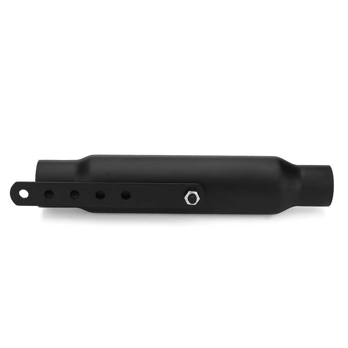 Black - 12 inch 32cm Short Motorcycle Exhaust Muffler Pipe For Harley Cafe Racer