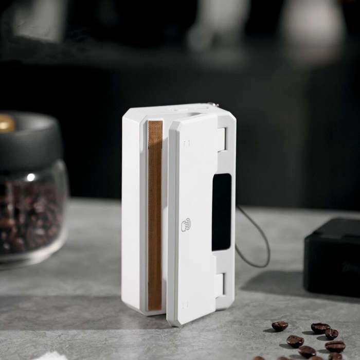 Black - Bincoo Portable Mini Sealer 3000mAH Rechargeable for Hanging Ear Coffee Snacks Teabags