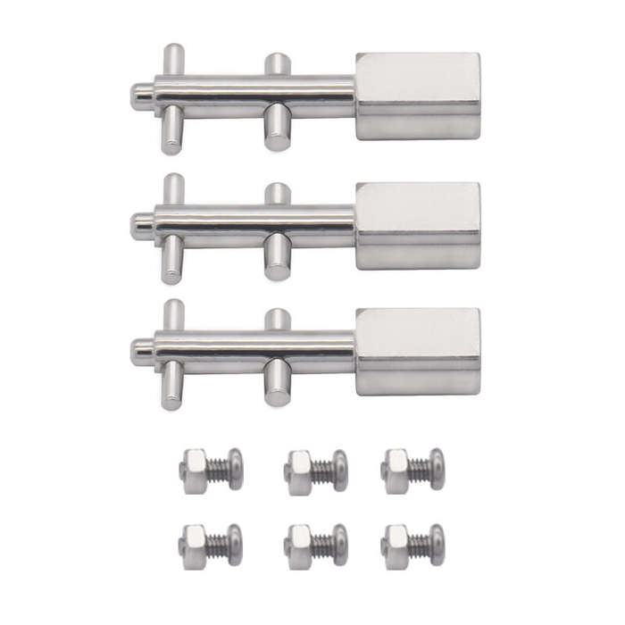 3-Piece Matte Chrome Plated Tilt Switch with Button for Studer Revox B77 PR99