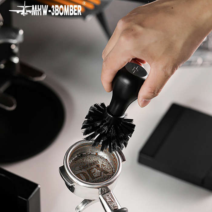 54mm - MHW-3BOMBER Coffee Powder Cleaning Brush Bomber Powder Bowl Cleaning Brush Bar Tool for 51-54
