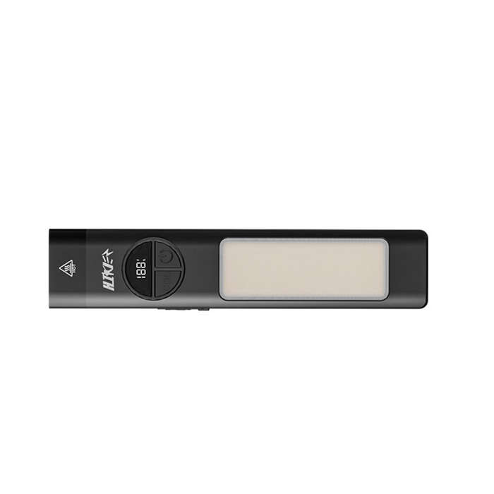 Black - 600LM Portable Flashligh UV Light 8 Lighting Modes Built In 1000mAh Battery Rechargeable Mag