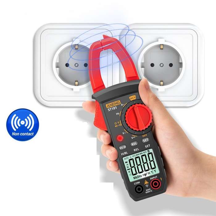 ANENG ST181 Digital Clamp Meter DC/AC Current 4000 Counts Multimeter Ammeter Voltage Tester Car Amp
