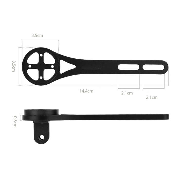 Black - LAOTIE Bicycle Computer Holder Aluminum Alloy Bike Sports Camera Speedometer Mount for MTB I
