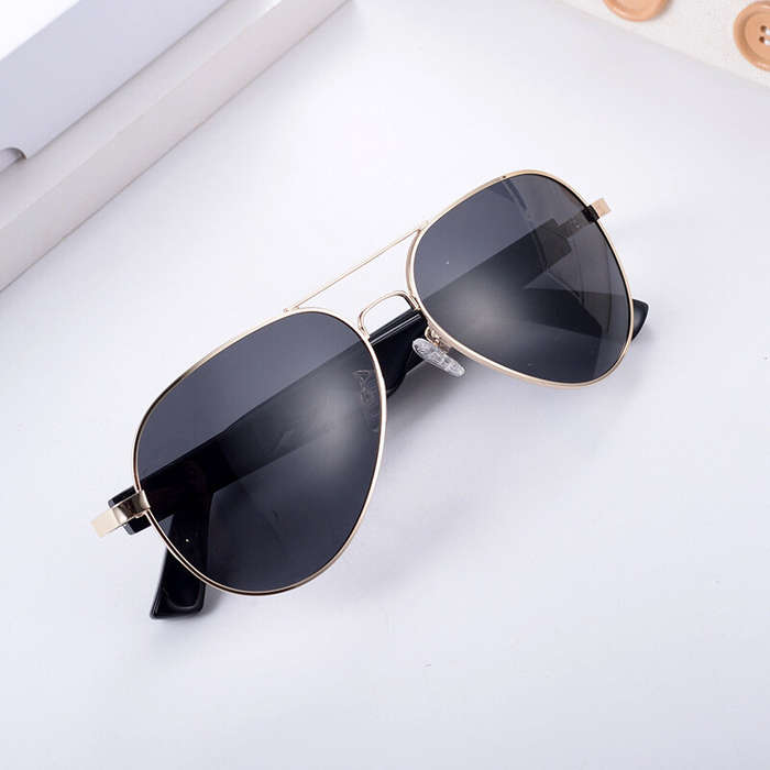 Brown - MZ01 Wireless bluetooth 5.1 Glasses Earphone Stereo HD Sound UV Protection Smart Audio Glass