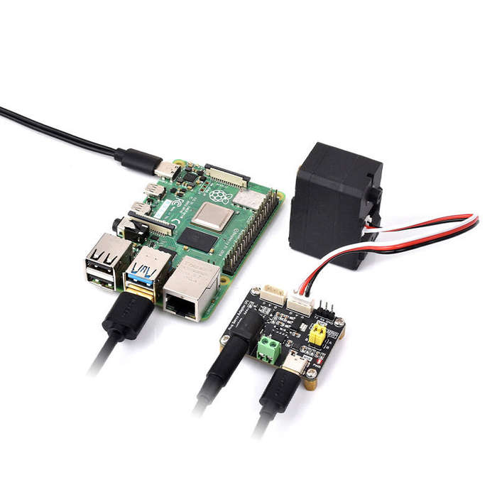 Board Only - Serial Bus Servo Driver Board Integrates Servo Power Supply And Servo Controller for Ra
