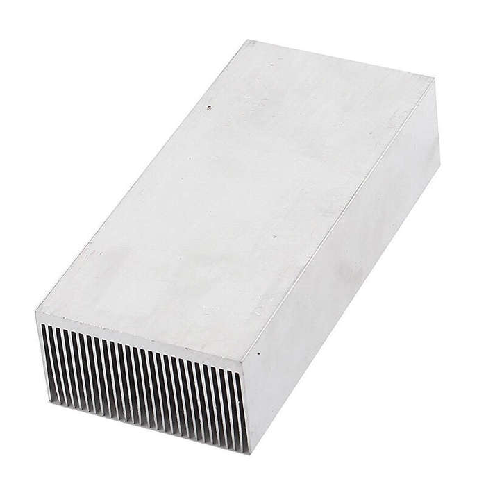 Dense Teeth Heat Sink 69*37*150mm Aluminum Heat Sink LED Heat Sink Aluminum Block Compact Teeth 24 F