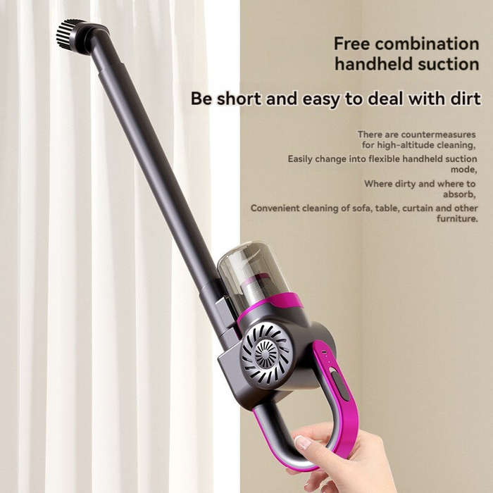 White - 4-in-1 Handheld Dust Mite Remover 8500Pa Cordless Vacuum Cleaner Home Bed Ultraviolet Disinf