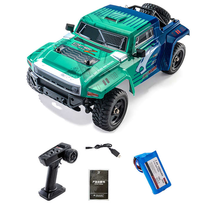 Green - SY 1202 1/12 2.4G 4WD RC Car W/ Gyro High-speed Short Course Off-road Vehicle Models Full Pr