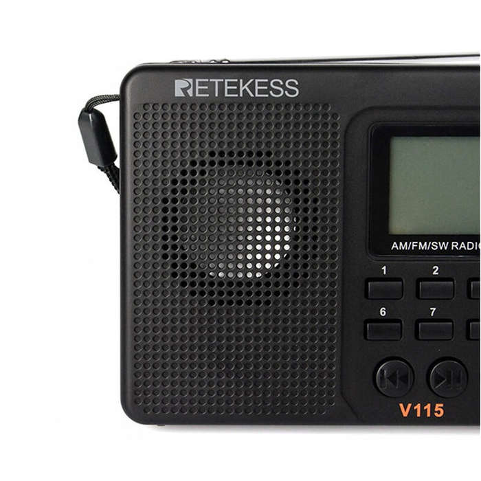 Retekes V115 Radio FM AM SW Portable Radios Rechargeable Shortwave Radio Devices All Full Waves USB