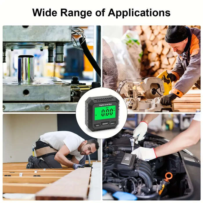 VA108 - 360 Digital Level Angle Gauge Mini Measuring Protractor Inclinometer with Electronic Magneti