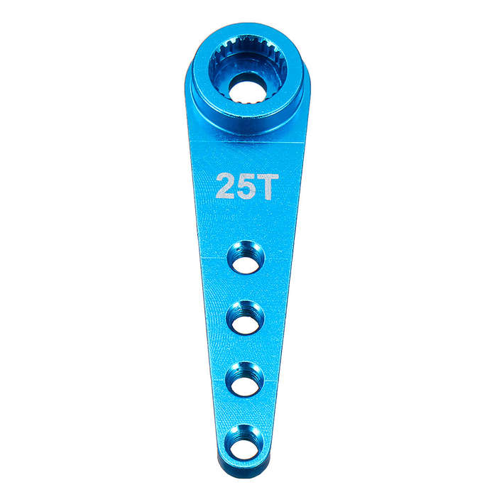 Blue - Aluminum Alloy 37mm 25T Steering Servo Horn Arm for RC Car Vehicles Modesl Spare Parts