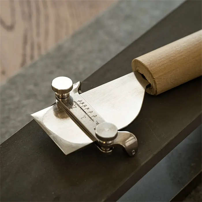 Silver - Nattools Chisel Honing Guide Sharpening Jig Fixed Angle Sharpening Tool Holder Sharpener Gr