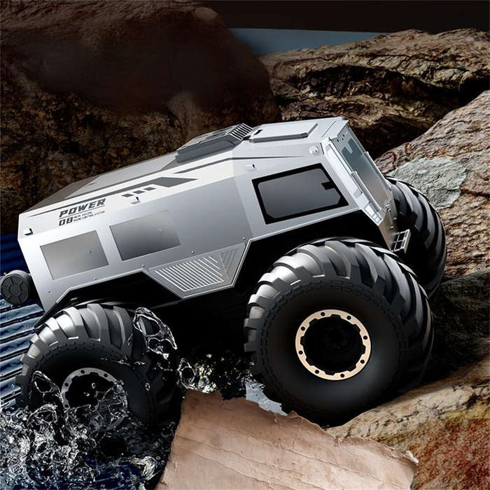 Yellow - JJRC Q210 2.4G 4WD ATV Climbing Off-road Amphibious RC Car RTR Vehicle Models for Children