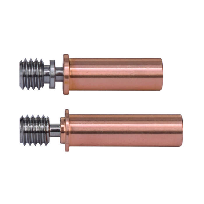 Type B - All-metal Titanium Red Brass Throat V5AC SE6 Thread for 3D Printer Part Extruder
