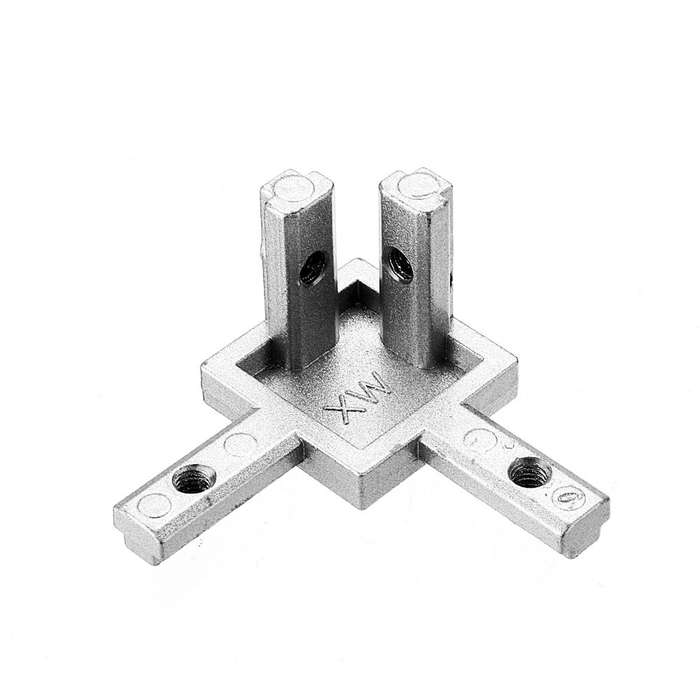 #001 - Machifit 3 Way Inside Corner Connector Joint T Slot 90 Degree Bracket for 3030 Series Aluminu