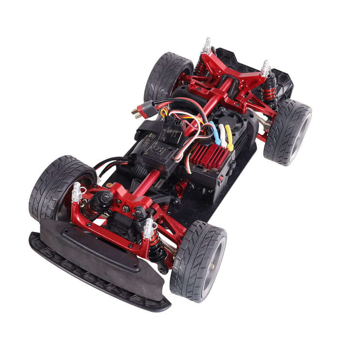 White - Upgraded Aluminum Alloy Metal Body Heightening Pillar for MJX 1/14 14210 14301 14303 RC Car