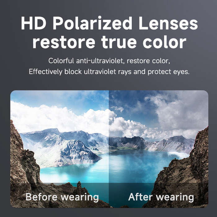 Colorful - Senbono G02 bluetooth-compatible 5.3 Smart Glasses Listening Music Phone Calling Camera F