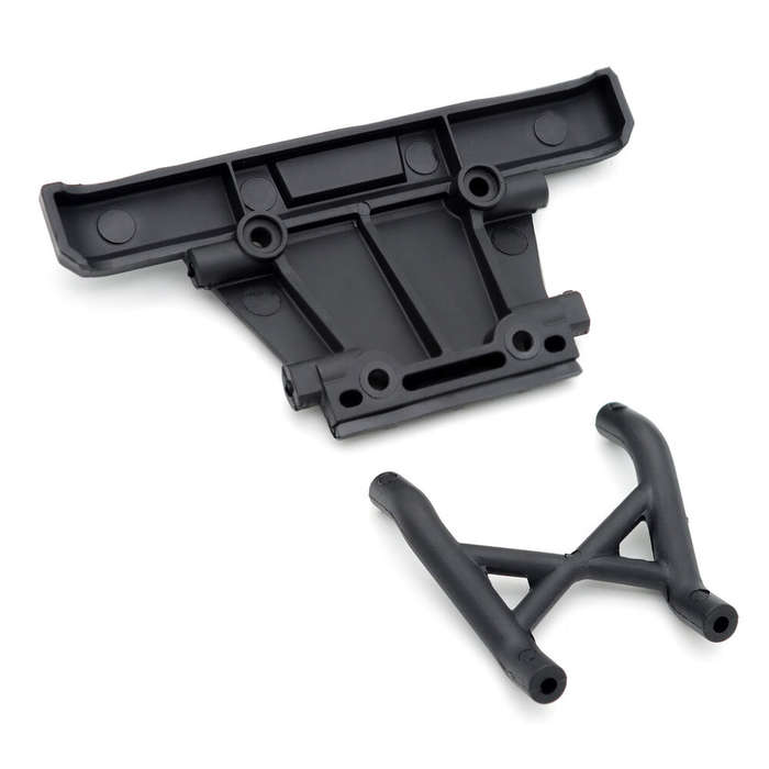 Black - ZD Racing MT16 1/16 RC Car Parts Front Rear Bumper Protector Set Vehicles Models Spare Acces