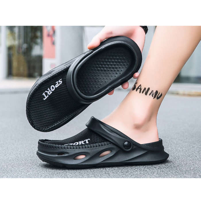 44-45 Yard EU - Cool Sport Sandals Men Soft Summer Outdoor Slippers Quick Drying Water Shoes for Hik