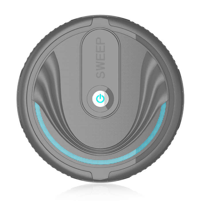 Grey - Home Automatic Floor Clraning Robot Mini Intelligent Wireless Vacuum Cleaner USB Rechargeable