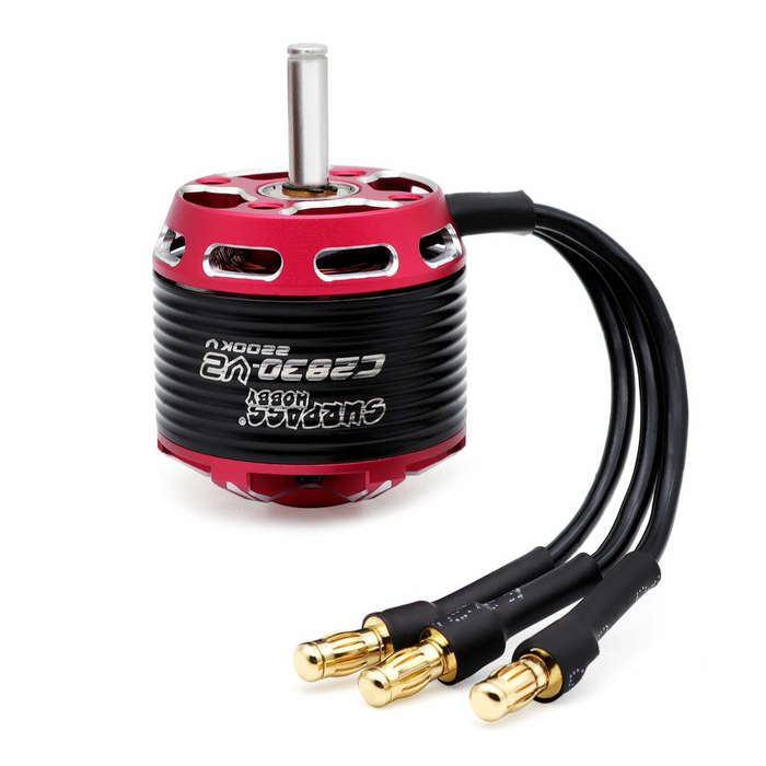 1000KV - SURPASS-HOBBY C28 Series V2 C2830 850KV/ 1000KV/ 1300KV/ 2200KV Outrunner Brushless Motor f