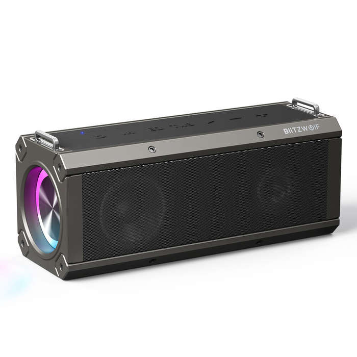 BlitzWolf BW-WA3 Pro 120W bluetooth Speaker Portable Speaker Quad Drivers Deep Bass Diaphragm EQ Ste