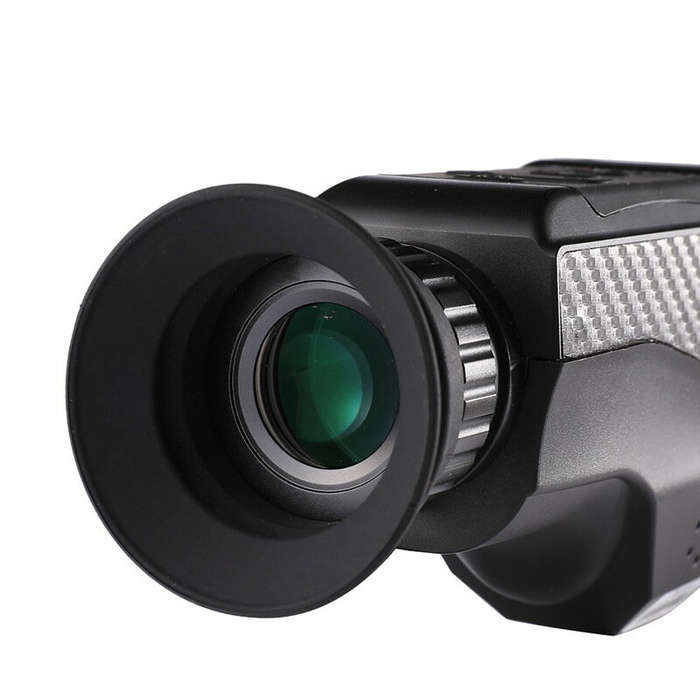 Black - Night Vision Monocular 4-32X Zoom Infrared Telescope Digital Night Vision Scope with 1.5" TF