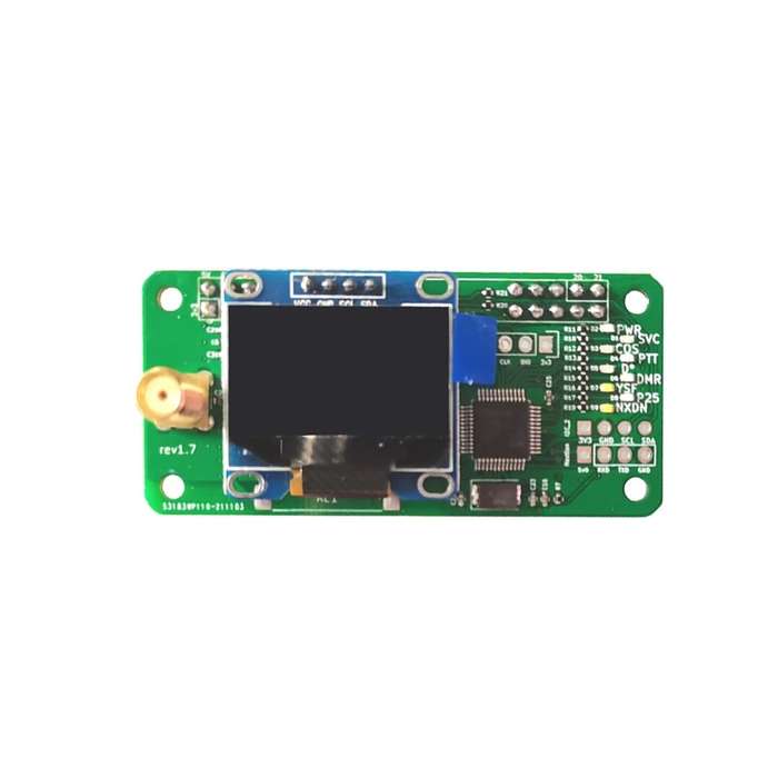 No Shell - UHF&VHF Antenna MMDVM Hotspot Support P25 DMR YSF for Raspberry pi