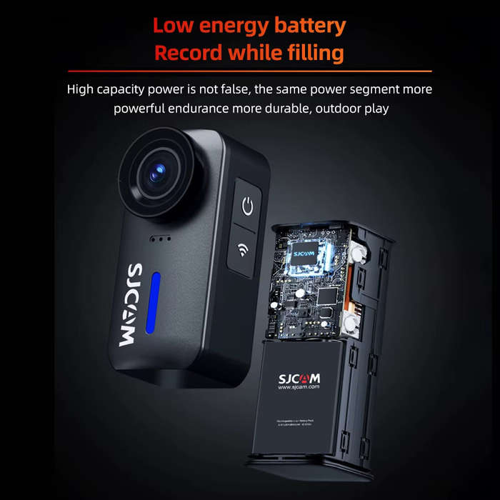 Black - SJCAM C110 4K 30FPS Action Camera WiFi Sports Camera 125 Wide Angle Lens Anti-Shake for Outd