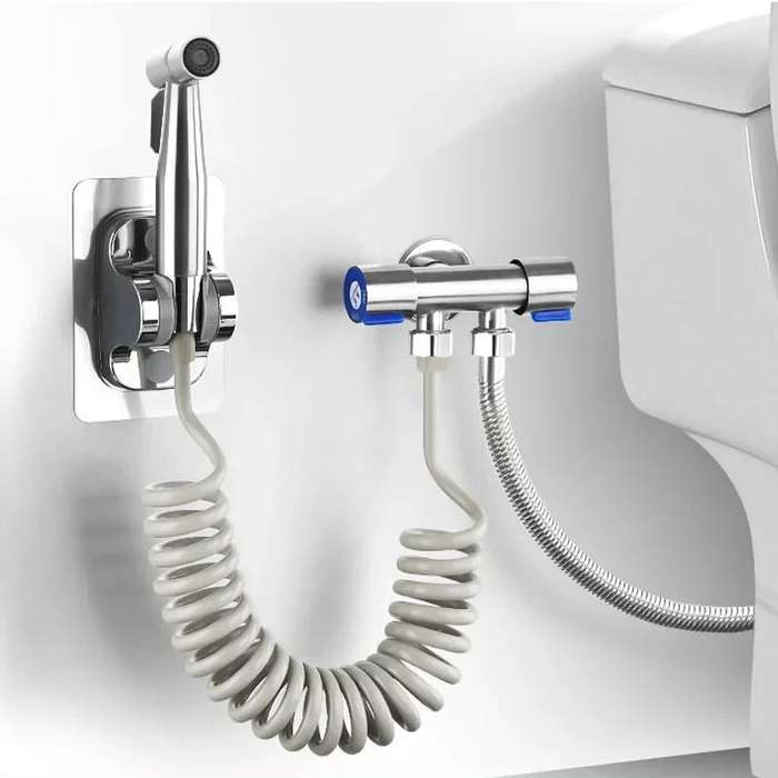 Handheld Bidet Sprayer Set Stainless 304 Steel Spray Gun Shower Handheld Toilet Bidet Faucet Sprayer