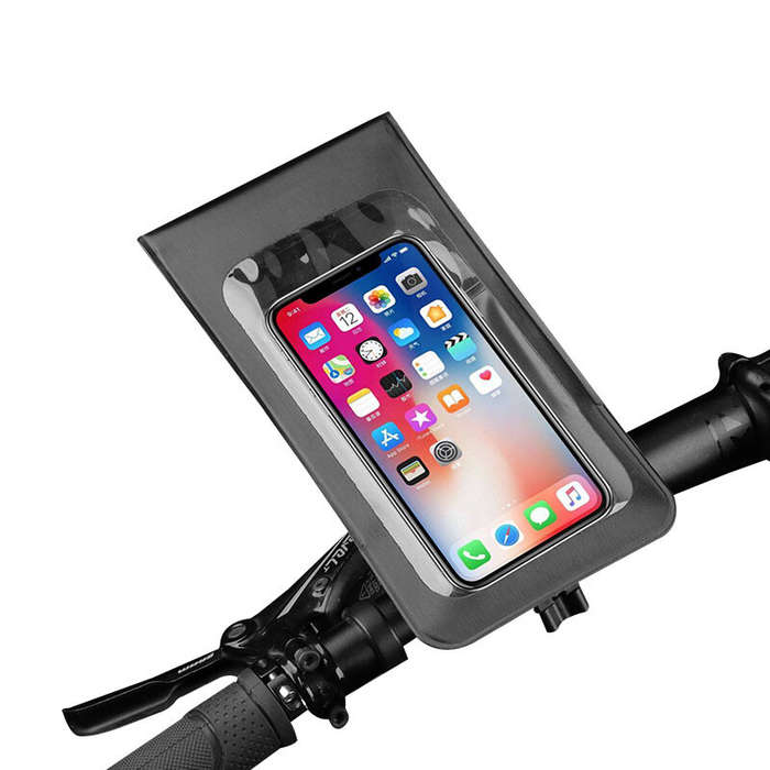 Handle Type - BENGGOU Waterproof Bicycle Phone Mount 360 Rotation Touch Screen Handlebar Phone Holde