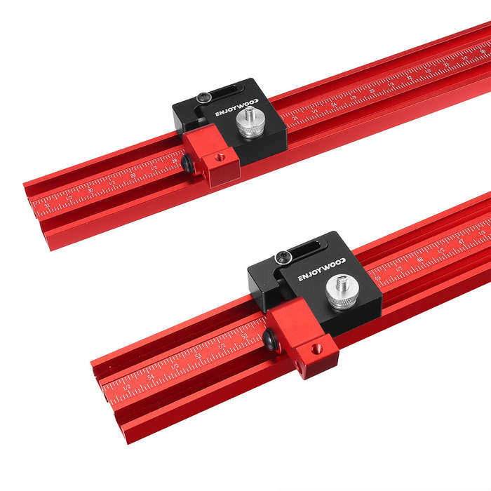 Imperial - ENJOYWOOD Imperial Extension Guide Rail Woodworking T-track Connector for Track Saw Rail