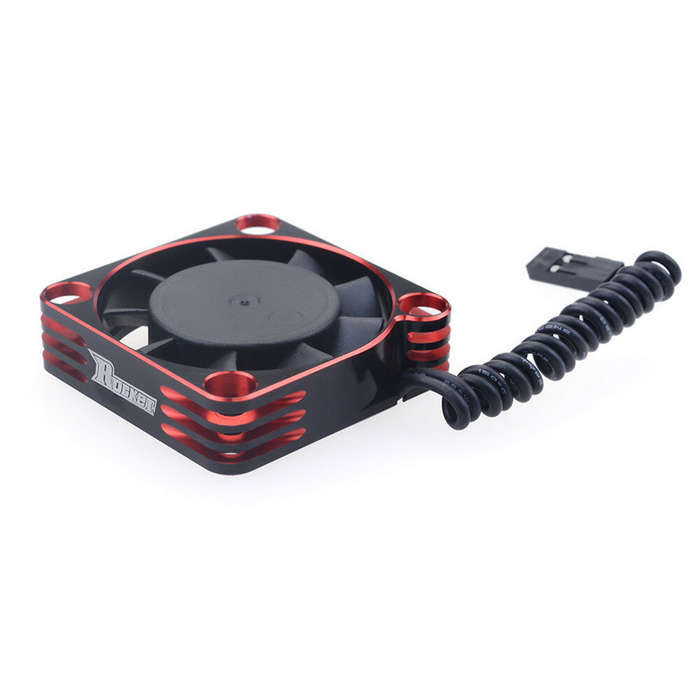 Orange - Surpass Hobby Rocket 40mm Aluminum Cooling Fan 16000RPM for 4068 4092 Motor ESC 1/8 1/10 RC