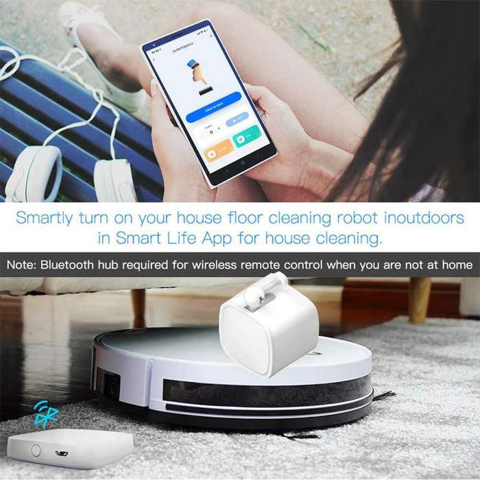 White - Smart Switch Button Pusher Bluetooth Fingerbot Tuya Smart Life App or Timer Control Add Hub