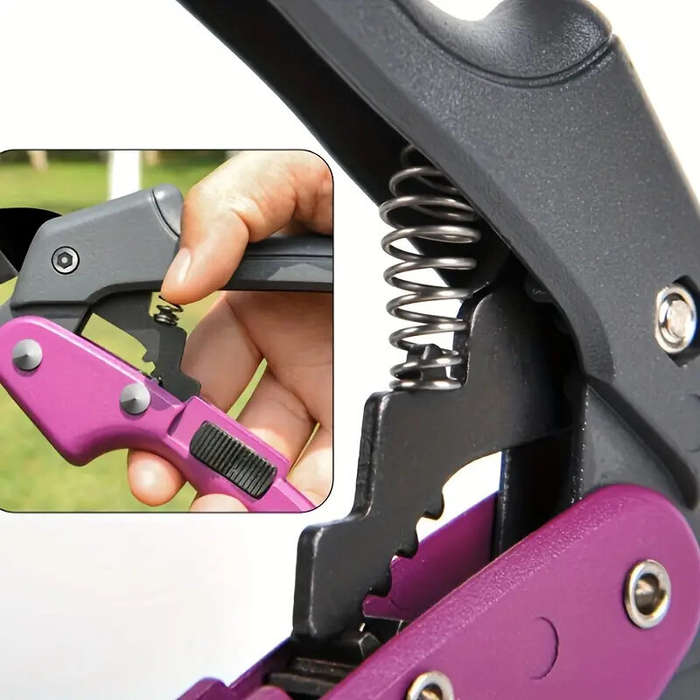 Type1 - 1PCS Stainless Steel Pruning Shears Ambidextrous Design Comfortable Grip Ideal for Arthritic