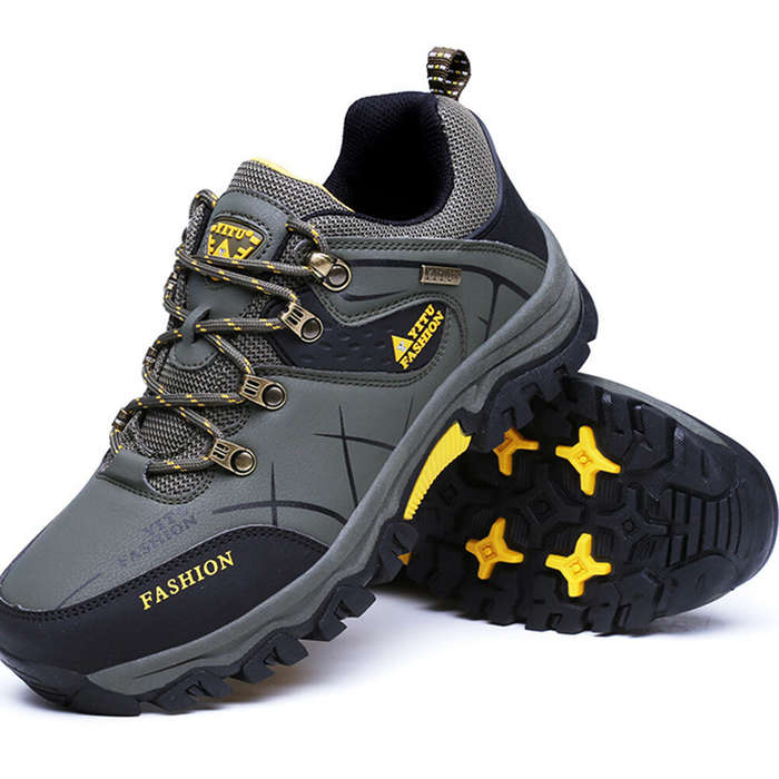 45 - Mountaineering Men's Shoes Low Top Snow Boots Outdoor Adventure Camping Leisure Hiking Shoes