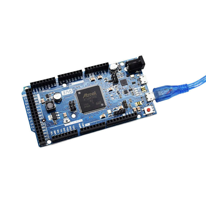 Blue - DUE R3 Development Board SAM3X8E32-bit ARM Learning Master Module Main Control Board with USB